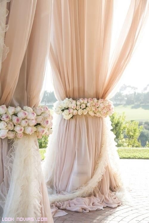 cortinas elegantes para boda