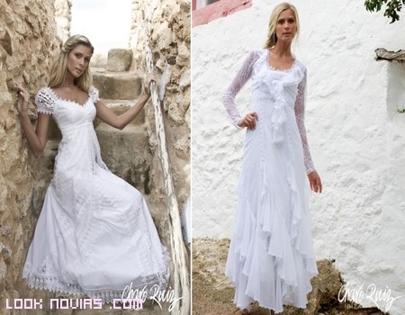 vestidos de novia en blanco
