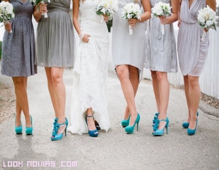 Zapatos de damas de honor