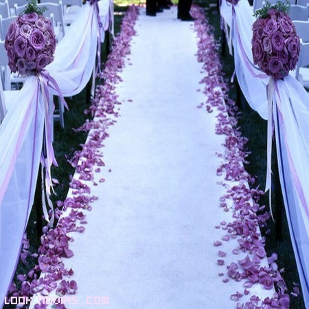 alfombra para decorar boda