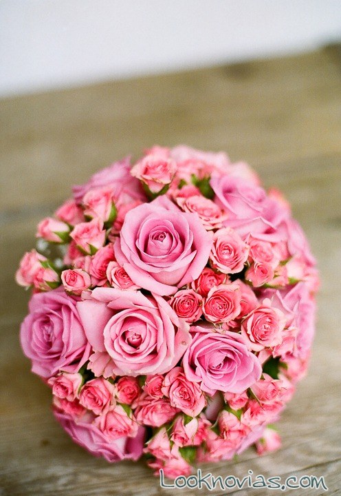 ramos bouquets en color rosa